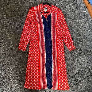 Vintage Countess Custom Button Down Floral Dress